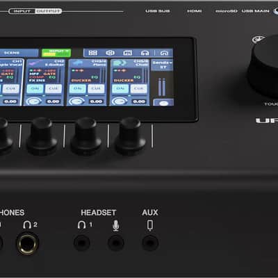 Yamaha URX44V USB-C Audio/Video Interface, Black image 2