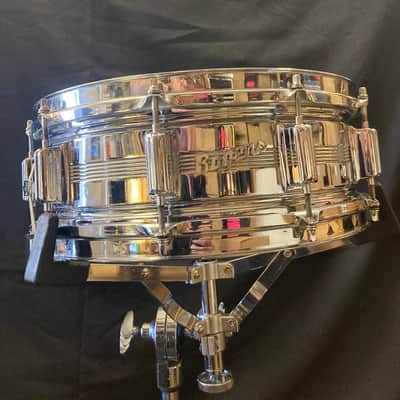 Rogers - 5x14" Dyna-Sonic Snare Drum 1968-1971 - Chrome Over Brass image 1