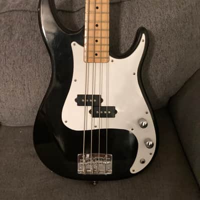Vintage 1992 Peavey USA Fury 4 String P Bass Fender Precision Black Poplar Body Maple Neck Stringjoy image 3
