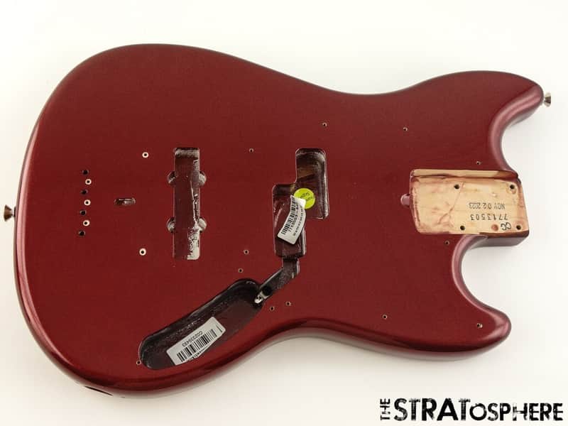 Fender American Performer Mustang Bass BODY, USA Parts Aubergine image 1