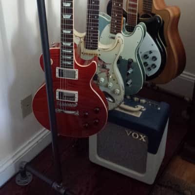 Guitar Bar Hanger Display Electric Acoustic 5 String Base Banjo Mandolin...Closet, Rack or Custom.. image 9