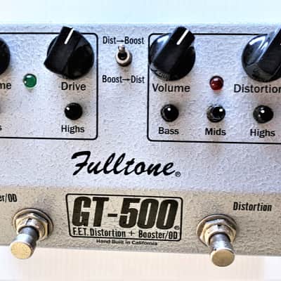 Rare Vintage Fulltone F.E.T Hi-Gain GT-500 Distortion and Overdrive Booster USA Made! LOW SERIAL Number! image 1