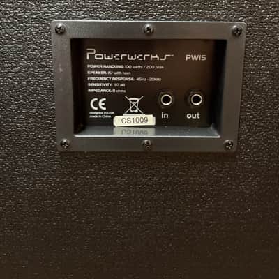 PowerWerks PW15 15" 100 Watt Speaker - Local Pickup LOSS LEADER item image 2