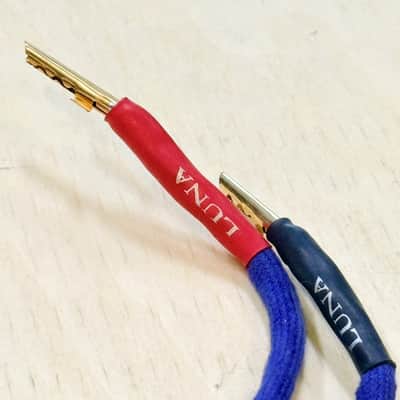 Luna Mauve Speaker Jumper Cables (10" Pair) - Mauve image 1