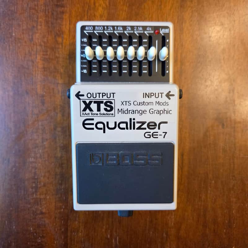 Boss GE-7 (2010 - Old Style) XTS Midrange Mod Xact Tone Solutions Modded Graphic Equalizer EQ image 1