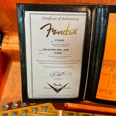 Fender Custom Shop 1969 Stratocaster Heavy Relic Electric Guitar - Aged Purple Metallic image 8