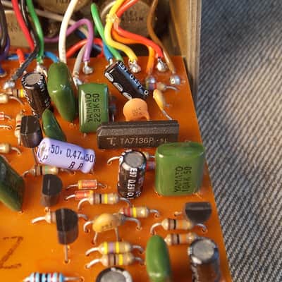 1979 BOSS DS-1 DISTORTION PEDAL LONG DASH TA7136AP CHIP SILVER SCREW MIJ KILLER! image 5