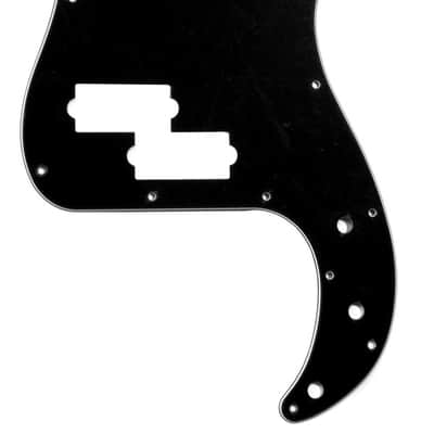 Pickguard For Fender Precision Bass, 3-Ply - BLACK