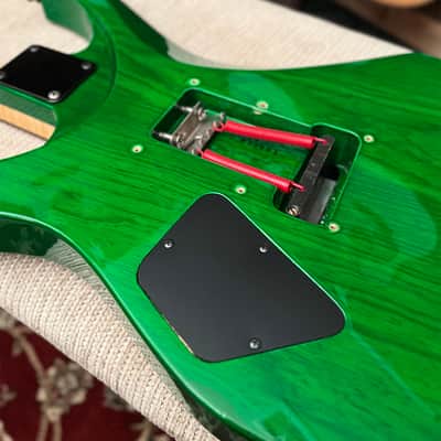 Robin Medley Standard IV 1991 w/ Gig Bag - Rio Grande Pickups, Ash Body, Floyd Rose, Green, Made in USA, Medley Standard Four image 21
