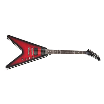 Epiphone Dave Mustaine Signature Flying V Prophecy Guitar w/ Fishman Fluence Pickups - Aged Dark Red Burst image 3