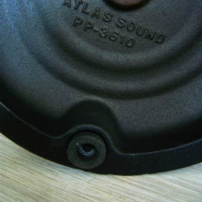 Vintage 1970's Atlas Sound MS10C microphone floor stand Shure Electro Voice MS11C MS12C # 1 image 12