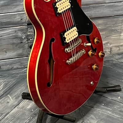 Used Ibanez 1981 MIJ Artist AS-50 Semi Hollow Electric Guitar with Case - Red image 2