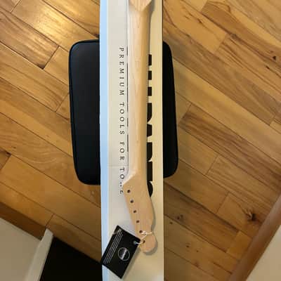 Allparts TRO-V Unfinished Lic. Fender Rosewood Telecaster Neck V Profile 21 Frets 7.25" Radius #1 image 5