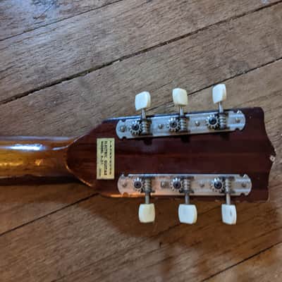 Lafayette V-31 Arched Top Hollow Body Guitar 1960s Sunburst Cutaway Japan  Teisco image 9