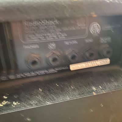 Radio Shack MPS-50 - Black Electric Guitar Amplifier - 2 Channel Radioshack Amp MPS50 32-2046 image 6