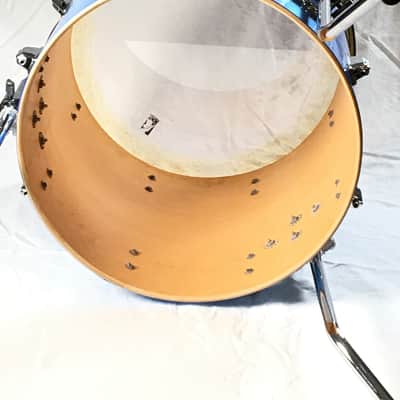 Rogers Xp8 1970's Blue Floor Tom 16x16 image 5