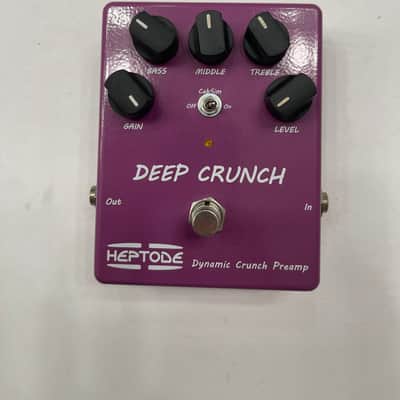 Heptode Deep Crunch Preamp Cab Simulator Overdrive Guitar Effect Pedal image 1