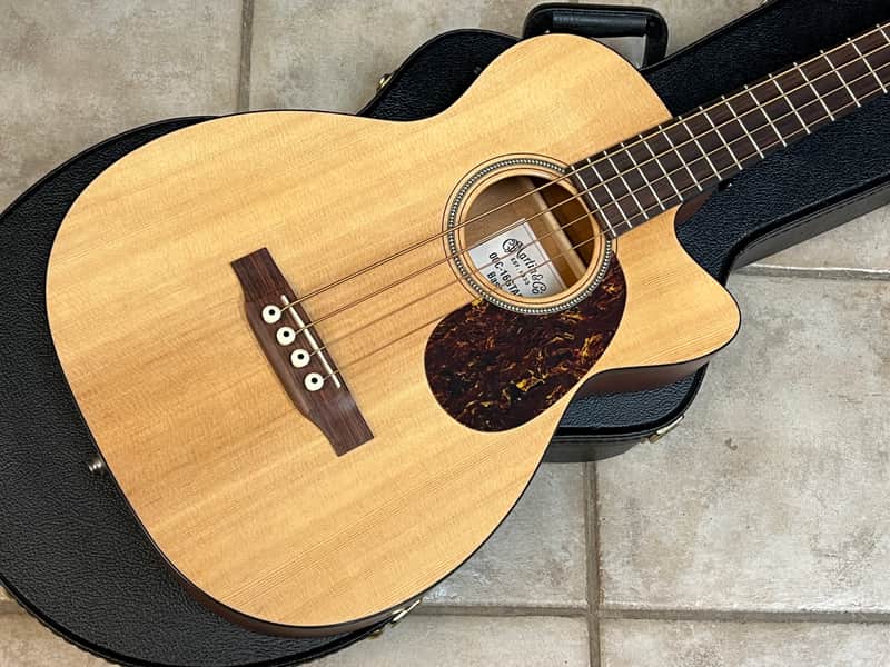 2008 CF Martin 00C-16GTAE acoustic bass natural with case image 1