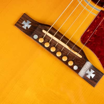 2015 Gibson Custom Shop J-185 Red Spruce - Sunset Burst | USA Mini Jumbo Limited Edition 1 / 75 "AA" Adirondack Spruce Top L.R. Baggs Pickup | CoA OHSC image 21