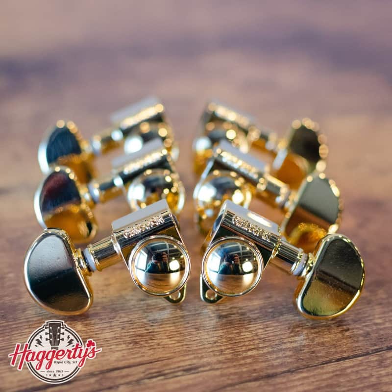 Grover Original Rotomatic Tuning Machines 3 x 3 Gold image 1
