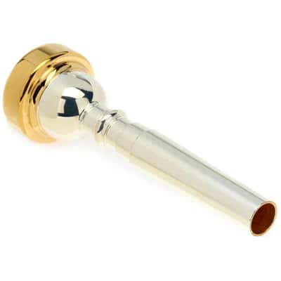 Bach Classic Trumpet Mouthpiece - Gold Rim 1-1/2C image 2