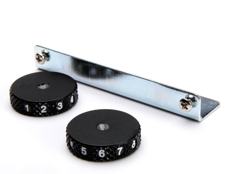 Music City Bridge Numbered Roller Knobs with Fender Bracket, for Jazzmaster image 1