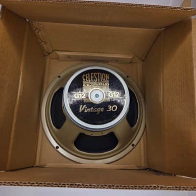 New Open Box Celestion G12 Vintage 30 12" 60-Watt 8ohm Guitar Amp Speaker 2020s - White image 3