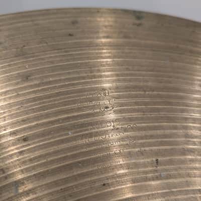 Zildjian A 20" Ride 1960s image 6