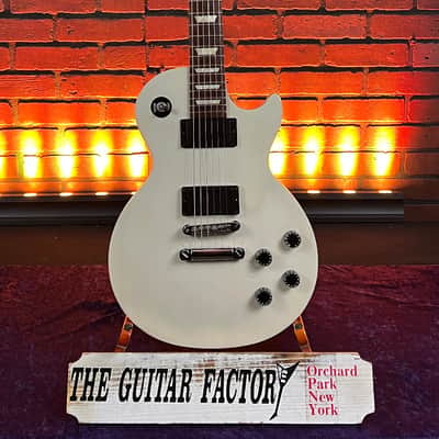 2013 Gibson LPJ Les Paul Electric Guitar - Transparent Whitewash Finish. w/ Gig Bag image 2