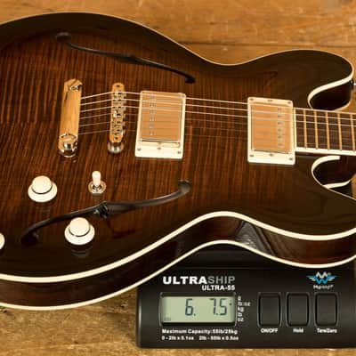 Collings I-35 Deluxe Semi-Hollow - Tiger Eye Sunburst (Premium Finish Upgrade) image 9