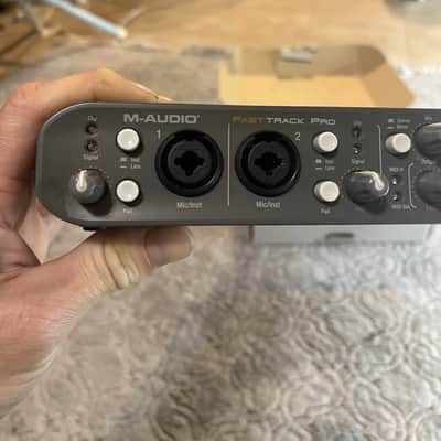 M-Audio Fast Track Pro USB Audio / MIDI Interface 2000s - Blue/Gray image 8