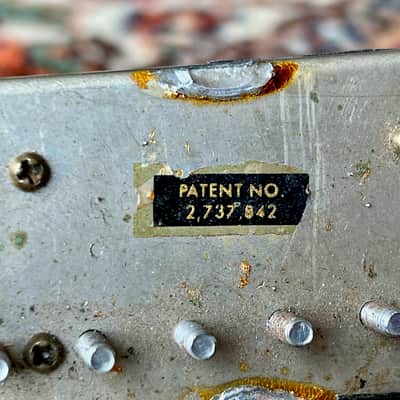 2 x 1961-1965 Gibson Patent Number sticker PAF humbucker pickup image 10