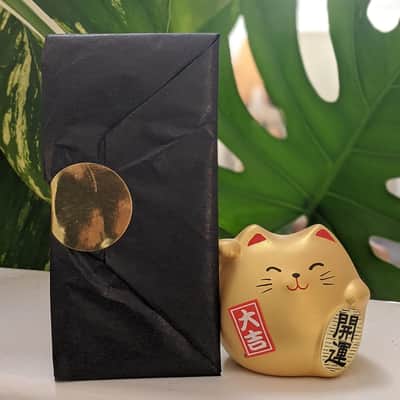 Black and Gold 'Lucky Cat' NLC Triple Sloth Eurorack Panel image 2