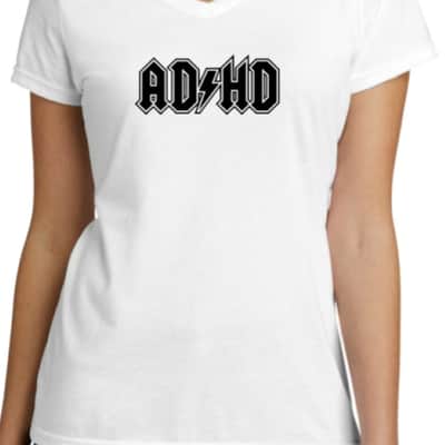 ADHD Women's V-Neck Shirt: Small, Medium, Large, XL image 1