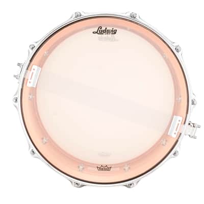 Ludwig Acro Copper 6.5x14" 10-Twin Lugs Seamless Brushed Shell Kit Snare Drum | LB654BM | NEW | Made in the USA | Authorized Dealer image 5