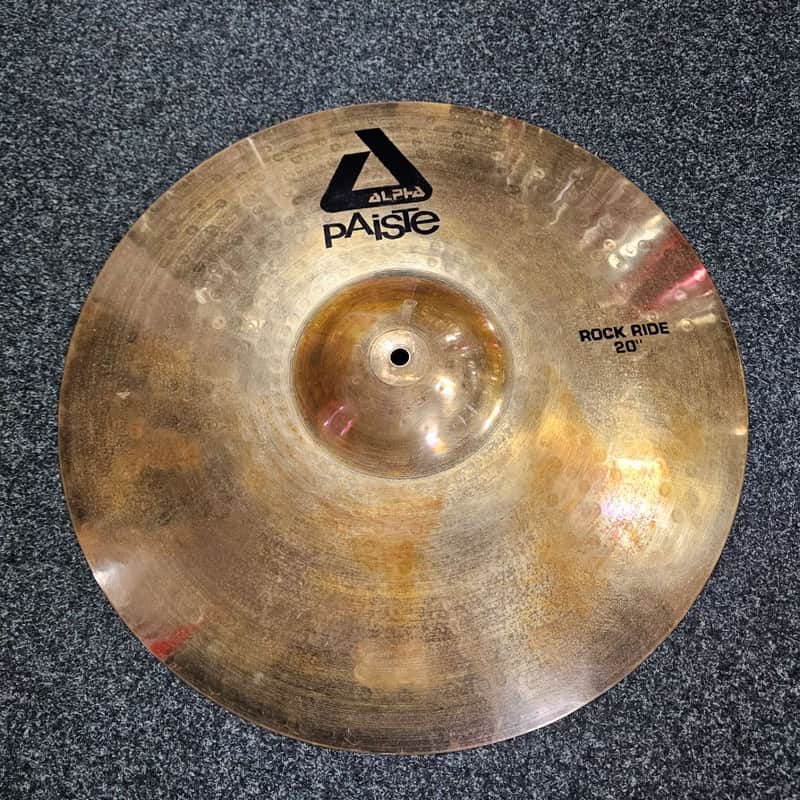 Ride Cymbal 20" Paiste Alpha Rock USED! RKARR190826 image 1
