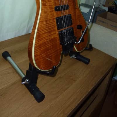 1980's STEINBERGER GM4T TransTrem Guitar in FLAMED HAWAIIAN KOA with Extra Newburgh Neck image 8