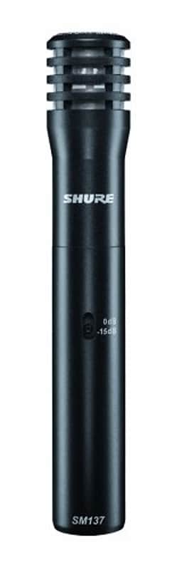 Mint Shure SM137-LC Cardioid Condenser Microphone, includes Zipper Pouch and Microphone Clip image 1