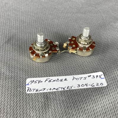 1956 Fender Pots-Potentiometer(#395) 250k- 304-620 Telecaster Esquire Duo-Sonic Musicmaster Precision Bass image 2