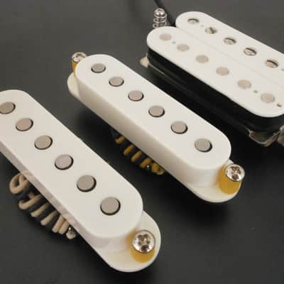 HSS Stratocaster A2 Pickups SET CLASSIC Q Strat Tone Humbucker Bridge SSH Electric Guitar Alnico Custom image 4