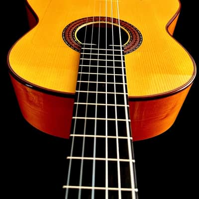 Omar Olague Double Back Concert Flamenca Blanca Especial 2024-Spruce/Cypress image 13