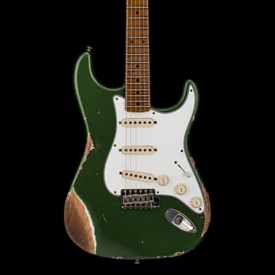 Fender Custom Shop Empire 59 Transition Stratocaster Heavy Relic - Cadillac Green #19190 image 3