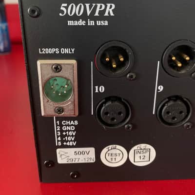 API 500 Series 10 Space Rack With Linear Power Supply and (3) 512C Preamps Price Reduced! image 8
