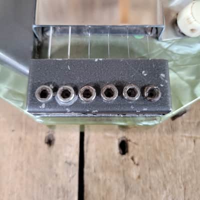 Magnatone Melodier Lap Steel 1950s W/ Original Case - Gray/Green MOTS image 9