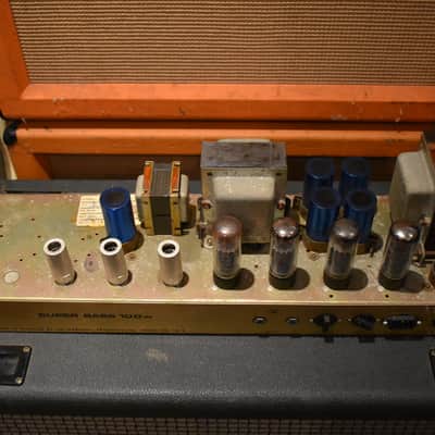 Vintage 1971 Marshall JMP Super Bass Stack Straight Slant Cab w/ Original Covers image 10