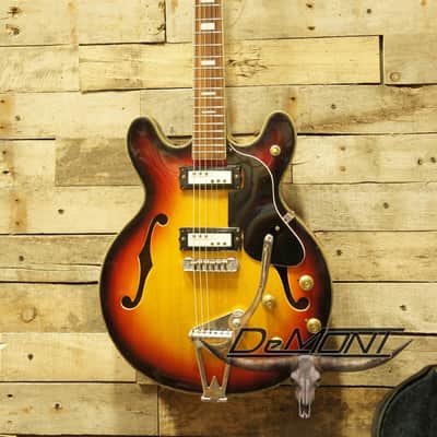 Kimberly VIP6 Tombo Vintage MIJ Japanese Electric Guitar - Restored - w/ hard case image 2