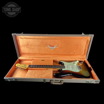 Fender Custom Shop 1963 Stratocaster Relic 3 Tone Sunburst Sparkle w/case TSLTD5OF10 image 14