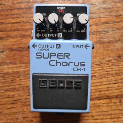 Boss CH-1 Super Chorus (Dark Gray Label) 2001 - Present - Blue image 2