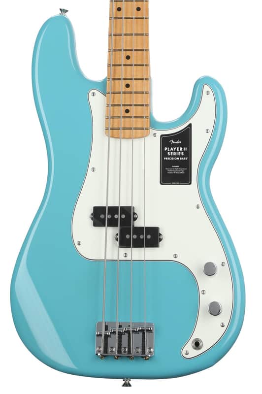 Fender Player II Precision Bass - Aquatone Blue with Maple Fingerboard image 1