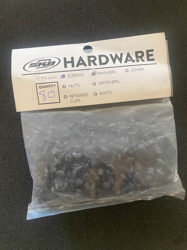 SKB Rack RS Screws and Washers 80 Pack 2026 - Blackk image 1